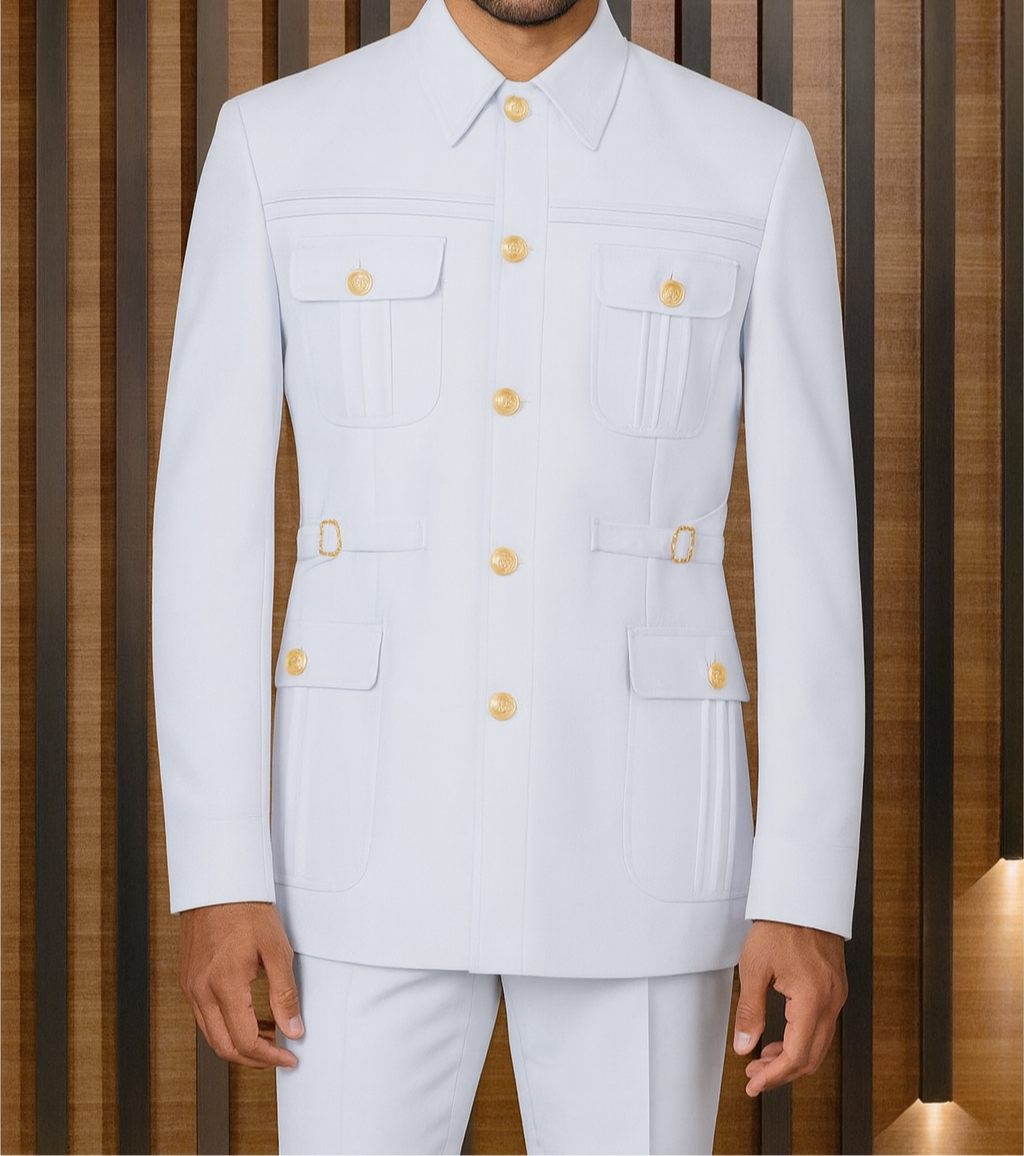 Turkish Long Sleeve Safari Suit