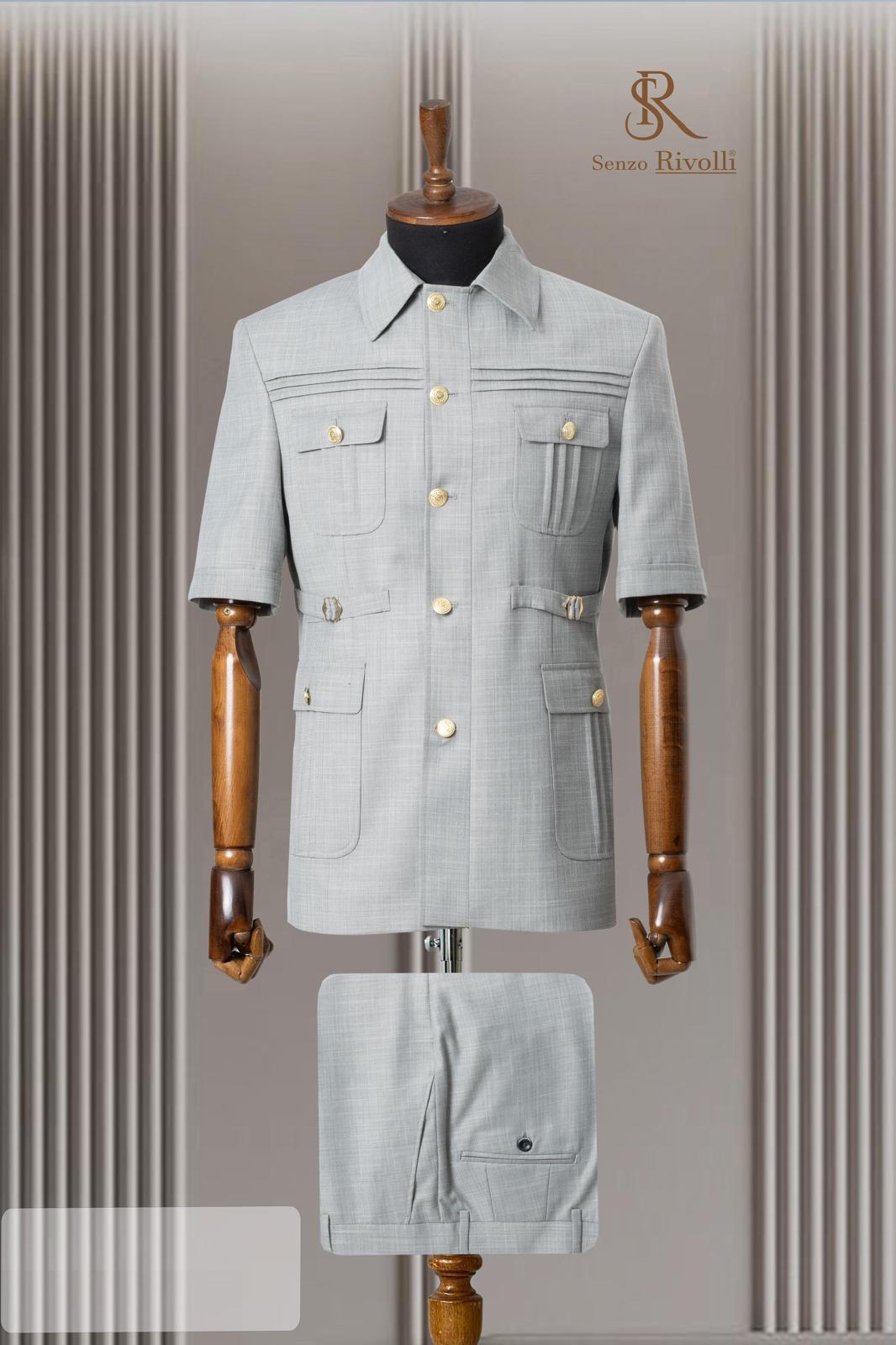 Turkish Short Sleeve Safari Suit