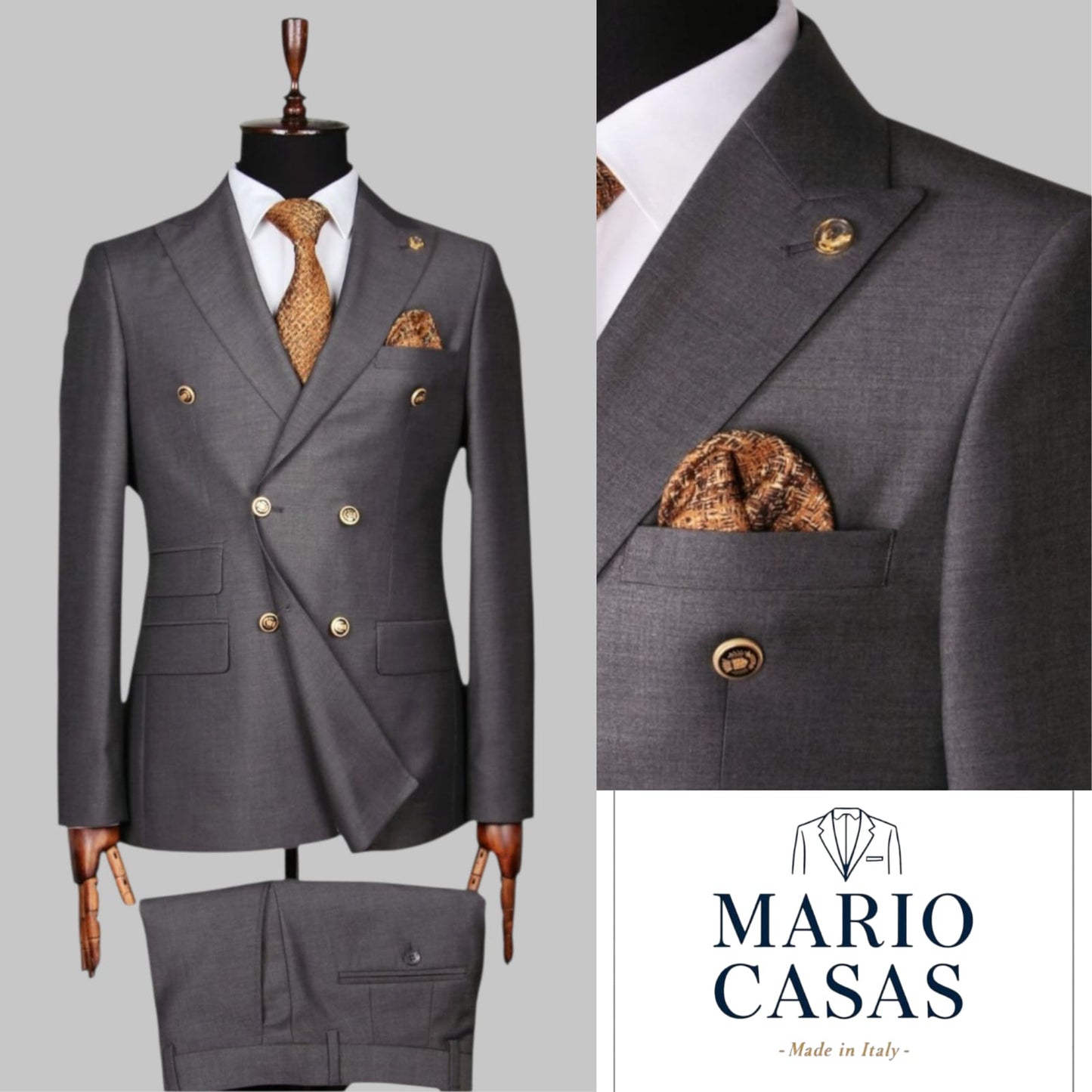 Italian Premium Double Breasted Suit