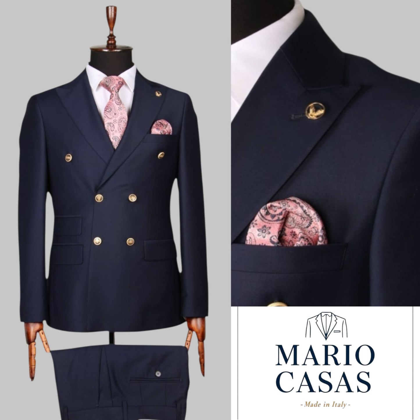 Italian Premium Double Breasted Suit