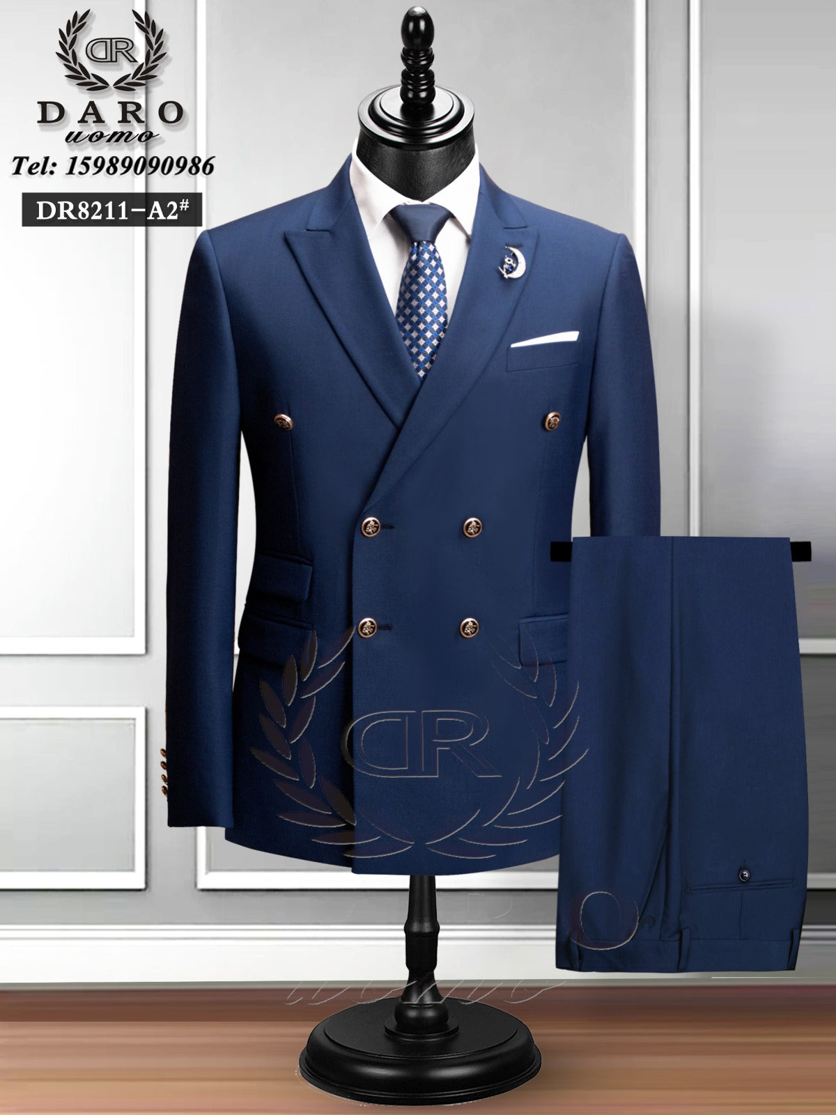 Daro Double Breasted Suit