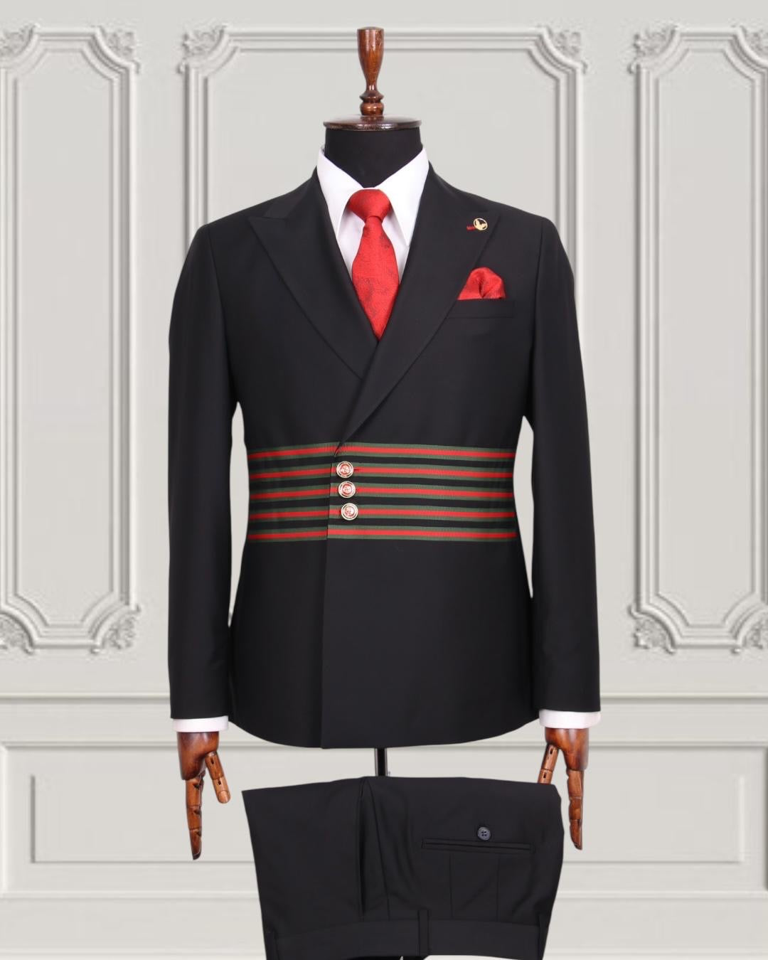 Mario Casas Designer Double Breasted Suit