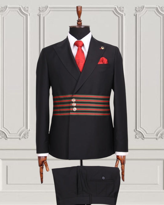 Mario Casas Designer Double Breasted Suit