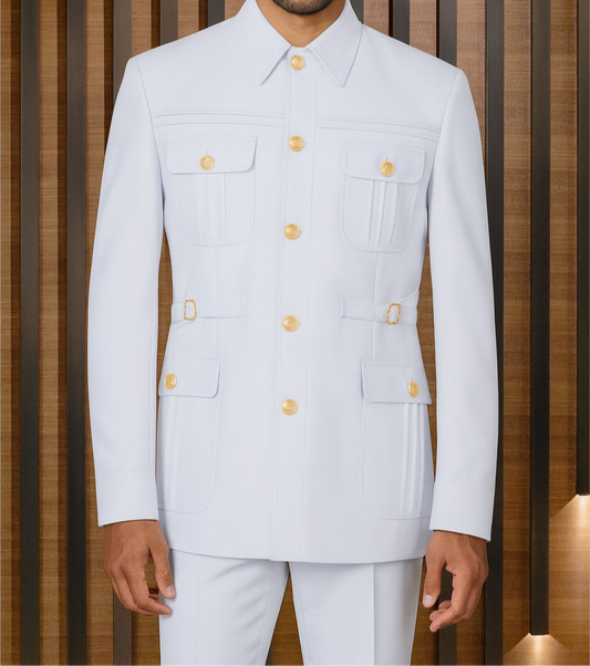 Turkish Long Sleeve Safari Suit