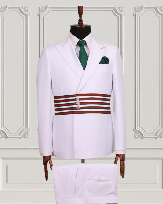Mario Casas Designer Double Breasted Suit