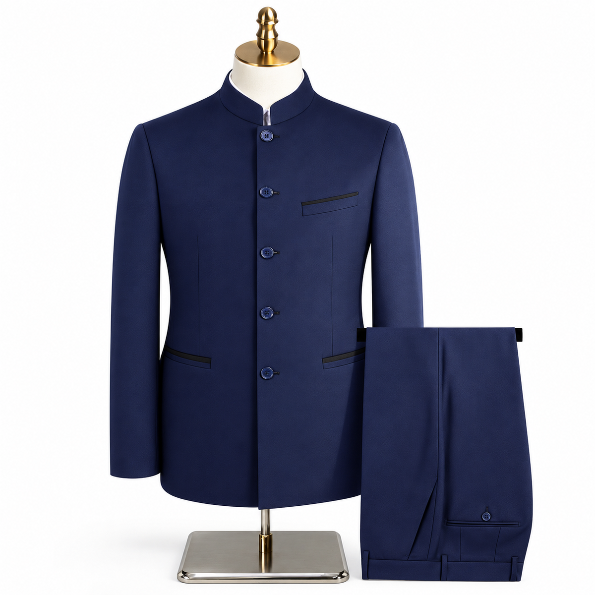 BlackSmart Safari Suits- Navy Blue
