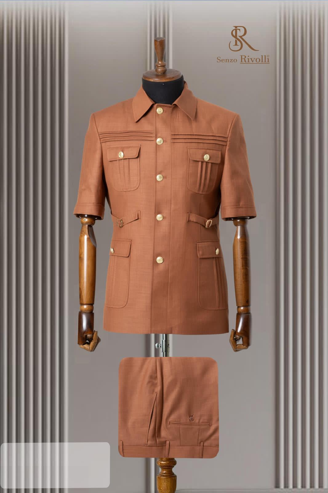 Turkish Short Sleeve Safari Suit
