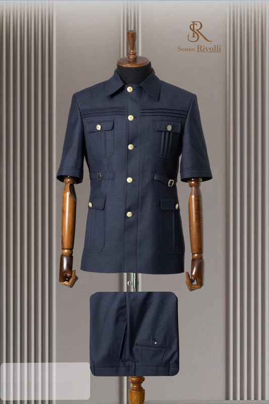Turkish Short Sleeve Safari Suit