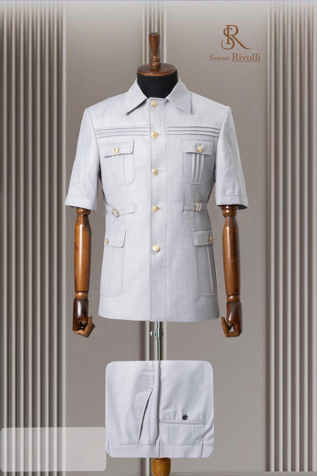 Turkish Short Sleeve Safari Suit