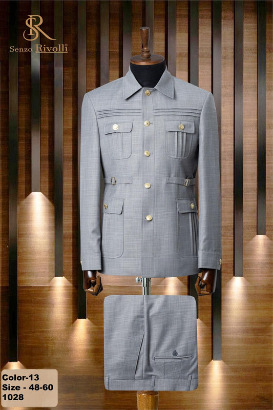 Turkish Long Sleeve Safari Suit
