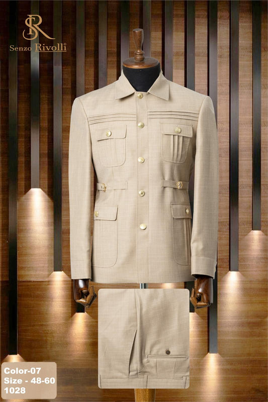 Turkish Long Sleeve Safari Suit