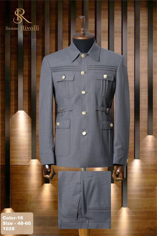 Turkish Long Sleeve Safari Suit