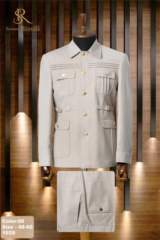 Turkish Long Sleeve Safari Suit