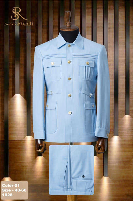 Turkish Long Sleeve Safari Suit