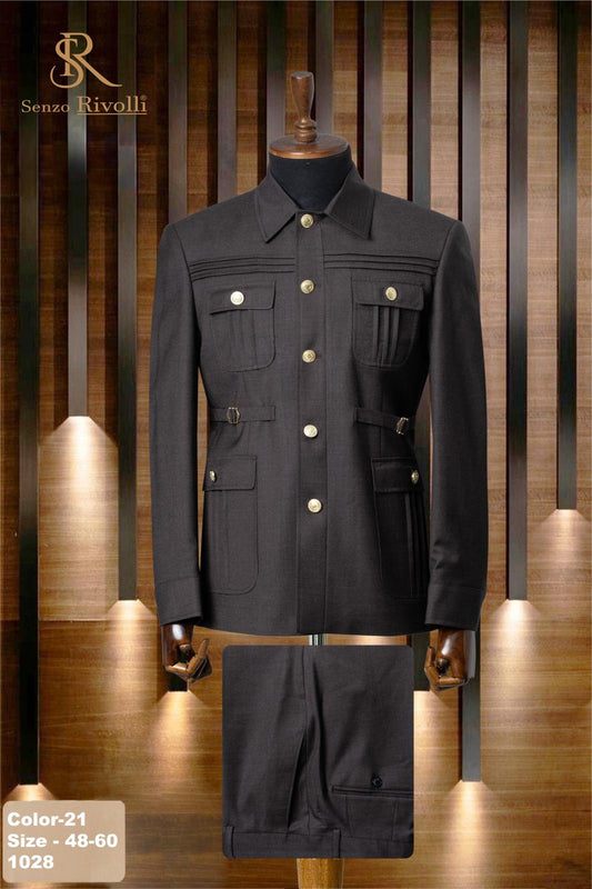 Turkish Long Sleeve Safari Suit