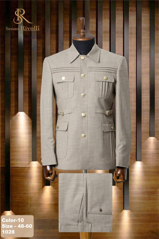 Turkish Long Sleeve Safari Suit