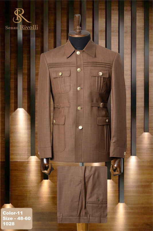 Turkish Long Sleeve Safari Suit