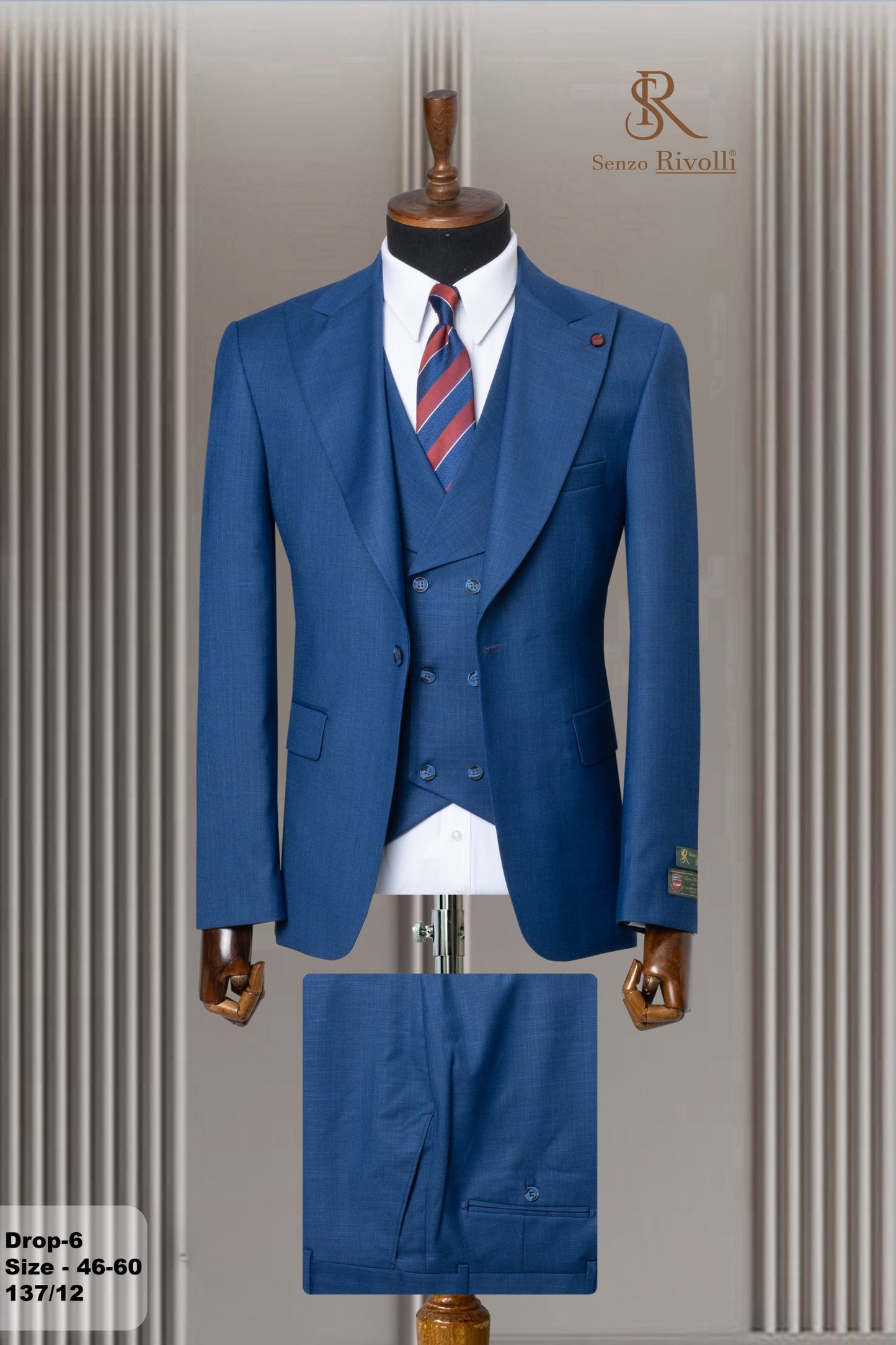 Classic Plain Three-Piece Suit with Timeless Elegance