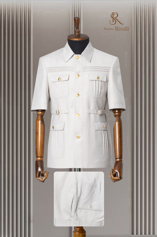 Turkish Short Sleeve Safari Suit