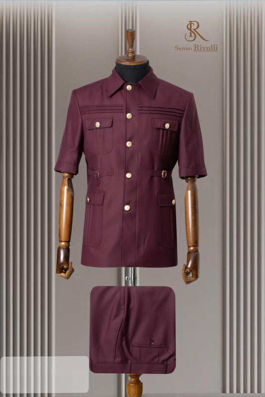 Turkish Short Sleeve Safari Suit