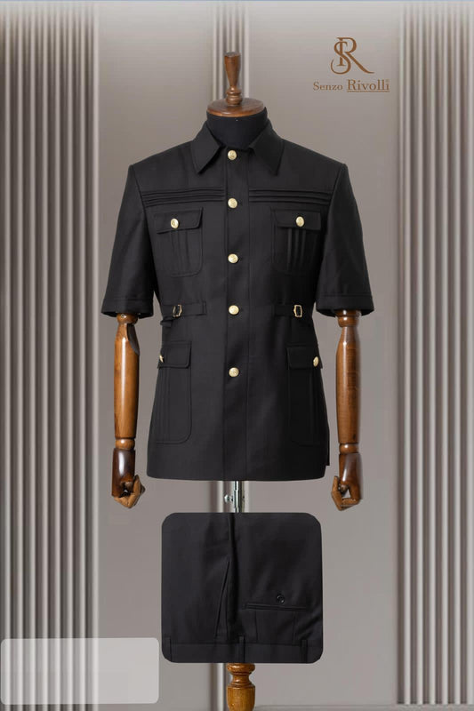 Turkish Short Sleeve Safari Suit