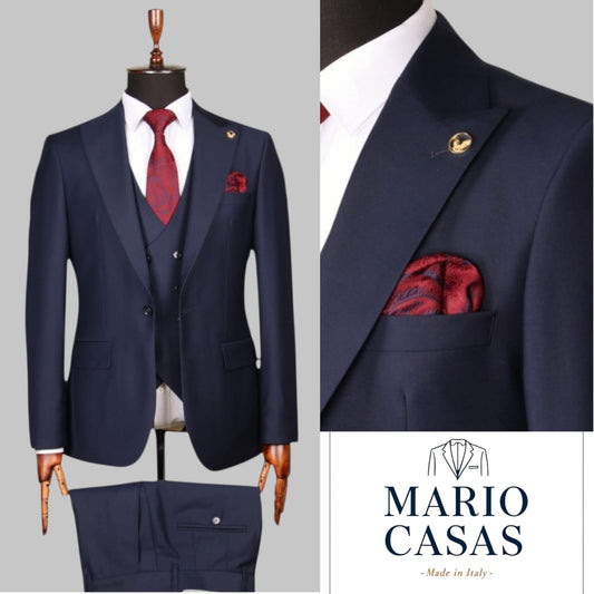 Premium Italian Three-Piece Suit