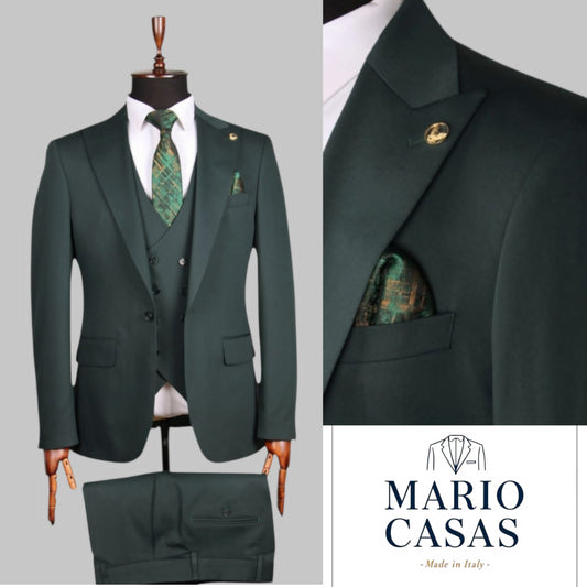 Premium Italian Three-Piece Suit