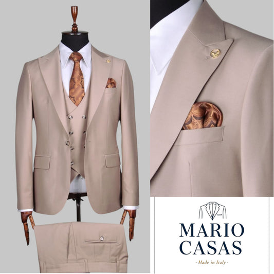 Premium Italian Three-Piece Suit