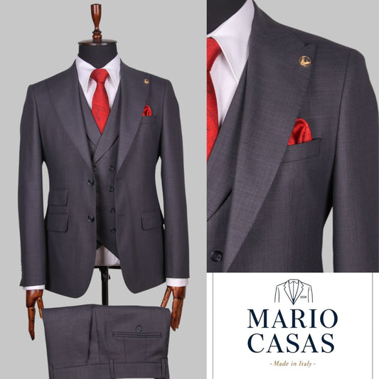 Premium Italian Three-Piece Suit