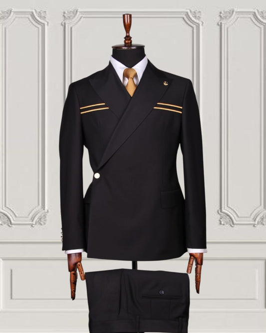 Italian Designer Double Breasted Suit