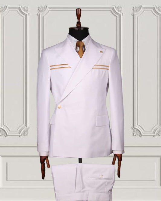 Italian Designer Double Breasted Suit