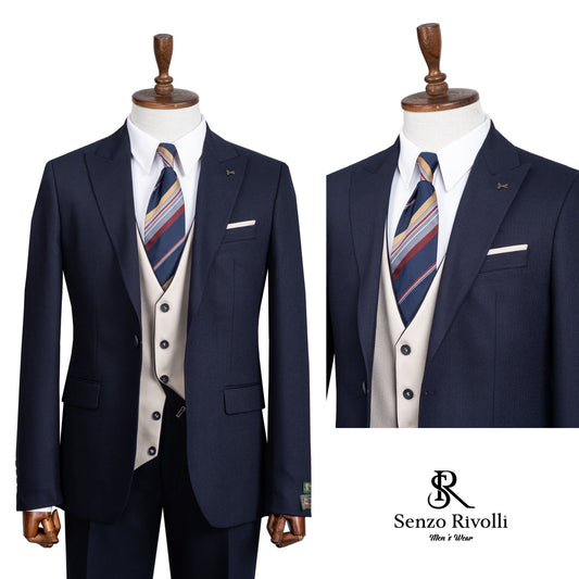 Premium Italian Three-Piece Suit