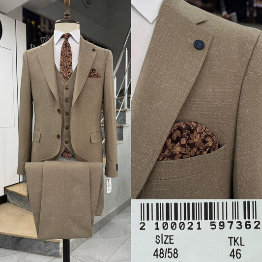 New Premium Turkish Three-Piece Suits