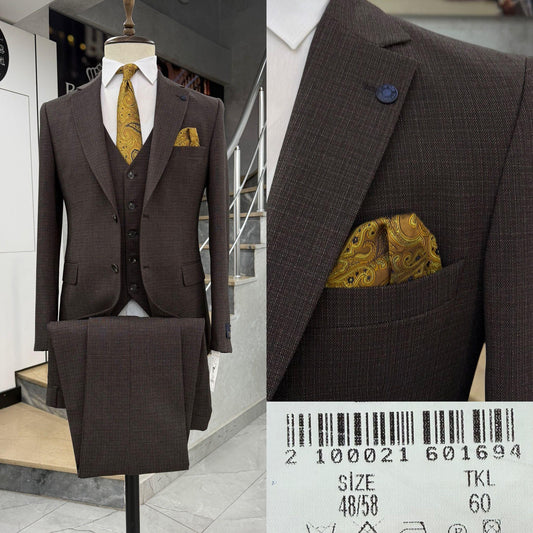 New Premium Turkish Three-Piece Suits